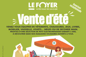Vente d’été du Foyer Notre-Dame des Sans-Abri
