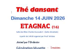 photo Thé dansant à ETAGNAC