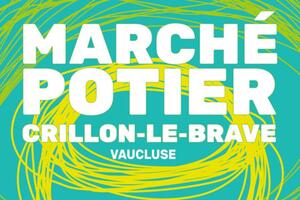 Marché potier de Crillon le Brave
