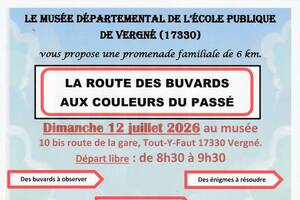 photo La route des buvards aux couleurs du passé