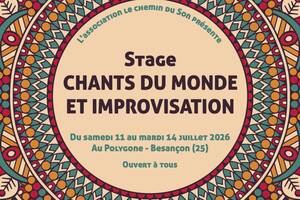 Stage et concert : chants du monde et improvisation