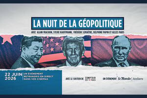 photo Séance unique : la Nuit de la Géopolitique 2026