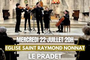 Concert à Le Pradet : Ravel, Debussy, Cantemir, Mozart, Bach, Puccini, Piazzolla, Vivaldi