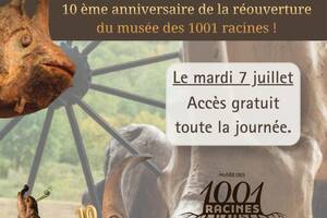 photo 10 ème anniversaire de la réouverture du musée des 1001 racines