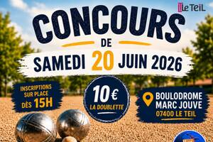 photo Concours de Pétanque Le Teil