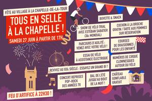 photo Fête au village « Tous en selle à La Chapelle » et feu d'artifice