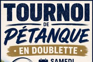 Tournoi de pétanque en doublette