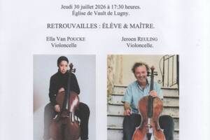 Retrouvailles: élève et maître Ella Van Poucke et Jeroen Reuling
