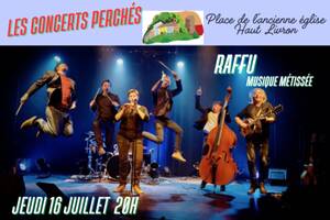 photo Concert Perché avec le groupe Raffu