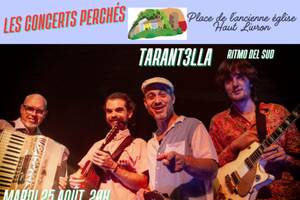 photo Concert Perché avec le groupe Tarant3lla