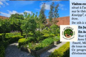 photo Visite du jardin de l'ancien presbytère