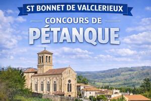 photo Concours de Pétanque en Doublette Saint Bonnet de Valclerieux