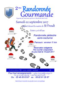 2éme randonnée gourmande de Saint Froult