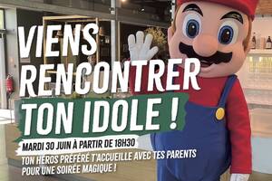 photo MARIO, LUIGI, BOWSER ET LA PRINCESSE PEACH DONNENT RENDEZ-VOUS AUX FAMILLES CHEZ SALAD&CO LE 30 JUIN