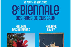 photo 8ème Biennale des Arts de Cuiseaux : 2 invités d'honneur : Philippe FAVIER et Philippe DESLOUBIÈRES