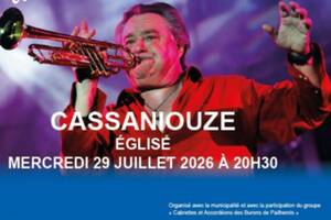 photo Jean-Claude Borelly et sa Trompette d'Or à Cassaniouze