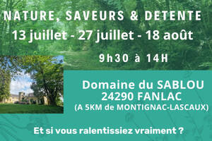 photo MATINEE NATURE - SAVEURS & DETENTE