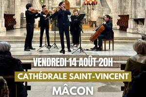 photo Concert à Mâcon: Ravel, Debussy, Vivaldi, Cantemir, Mozart, Bach, Doppler, Piazzolla