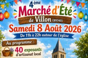 photo 4ème marché d'été de Villon