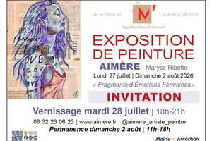 photo Fragments d'émotions féminines par l'artiste Aimère à Arcachon