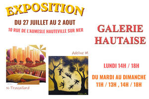 photo Exposition Nathalie Travaillard & Adeline M