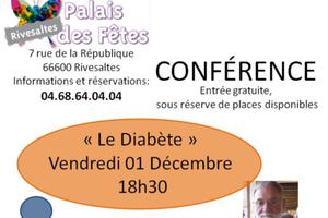 Conférence « Le diabète »  Dr. Michel Piperno