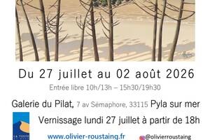 photo exposition peinture Olivier Roustaing