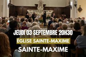Concert à Sainte-Maxime : Ravel, Bach, Vivaldi, Cantemir, Rachmaninov, Puccini, Saint-Saëns