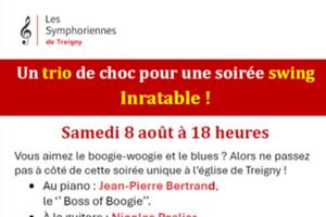Un trio de choc pour une soirée swing