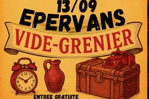 vide greniers des Sapeurs-Pompiers d'Epervans