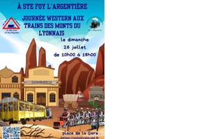 Journée Western au Mini Train des Monts du Lyonnais