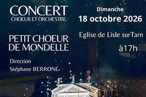 photo concert chorale et orchestre Petit Choeur de Mondelle