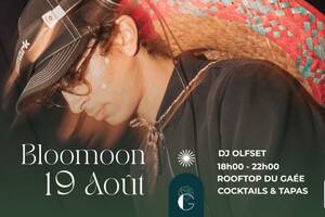 photo BLOOMOON : DJ Olfset et Vignerons d’Oléron au Rooftop du GAÉE le Mercredi 19 Août de 18h00 à 22h00