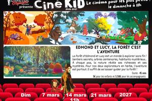 photo Ciné Kid - Edmond et Lucy, la foret c'est l'aventure