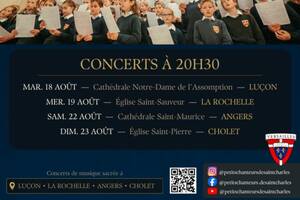 CONCERT DE MUSIQUE SACRÉE - Les Petits Chanteurs de Saint-Charles de Versailles