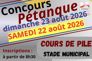 photo Concours de pétanque