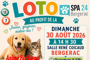 GRAND LOTO DE LA SPA DE BERGERAC - animé par Lionel