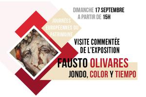 Visite commentée de l'exposition de Fausto Olivares - Journées européennes du patrimoine