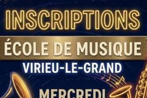 Inscriptions Ecole de Musique l'Arène