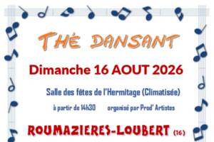 Thé dansant Roumazières