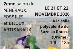 2eme Salon Minéraux Fossiles et Bijoux artisanaux