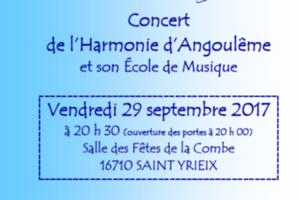 concert de l'harmonie d'Angoulême et son école de musique