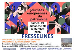 Journées du patrimoine 2026 - Fresselines fête son patrimoine