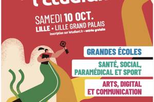 photo Le Salon grandes écoles.  Le Salon santé, social, paramédical et sport.  Le Salon arts, digital et communication.