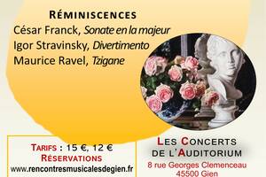 photo Réminiscences : Frack, Stravinsky, Ravel