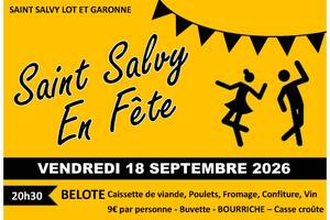 FETE DU VILLAGE 18-19 septembre SAINT SALVY