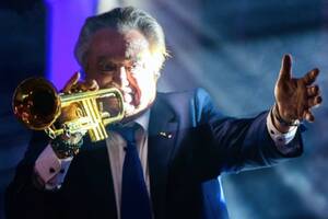 Jean-Claude BORELLY et sa trompette d'Or