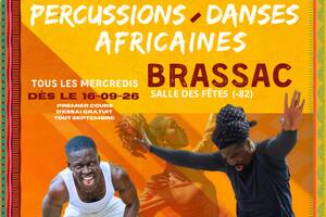 Cours Hebdo Percussions et Danses africaines