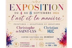 EXPOSITION PEINTURES, SCULPTURES et CRÉATIONS