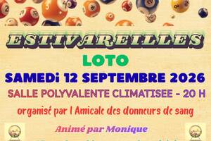 Loto Amicale des donneurs de sang Estivareilles